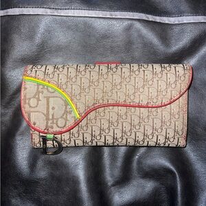 24 hr sale Vintage Christian Dior Rasta Wallet
